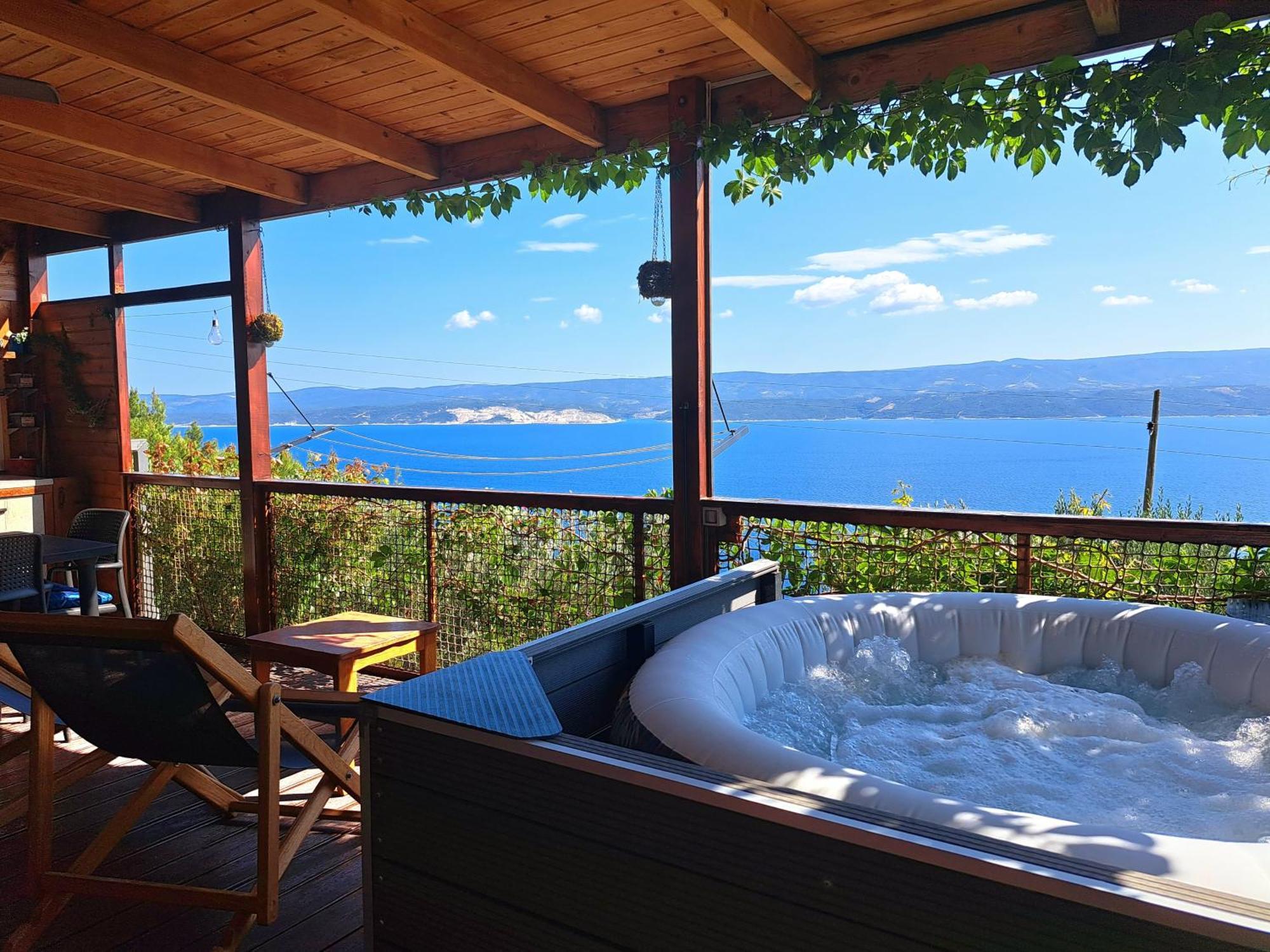 オミシュ Bella Vista With Jacuzzi 1ヴィラ エクステリア 写真