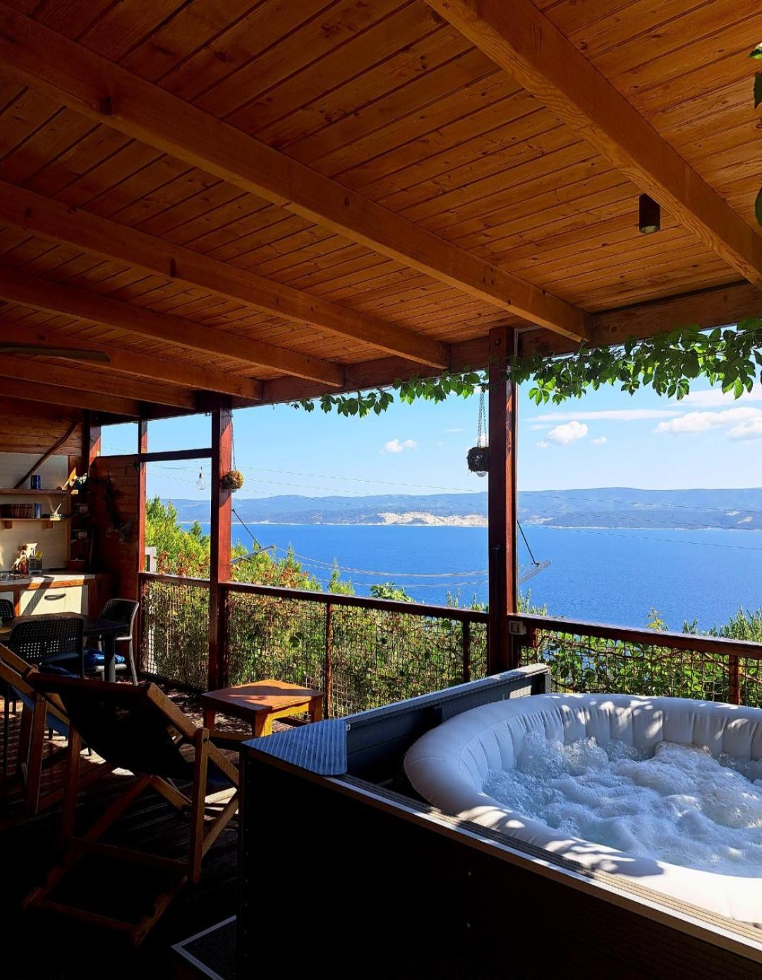 オミシュ Bella Vista With Jacuzzi 1ヴィラ エクステリア 写真